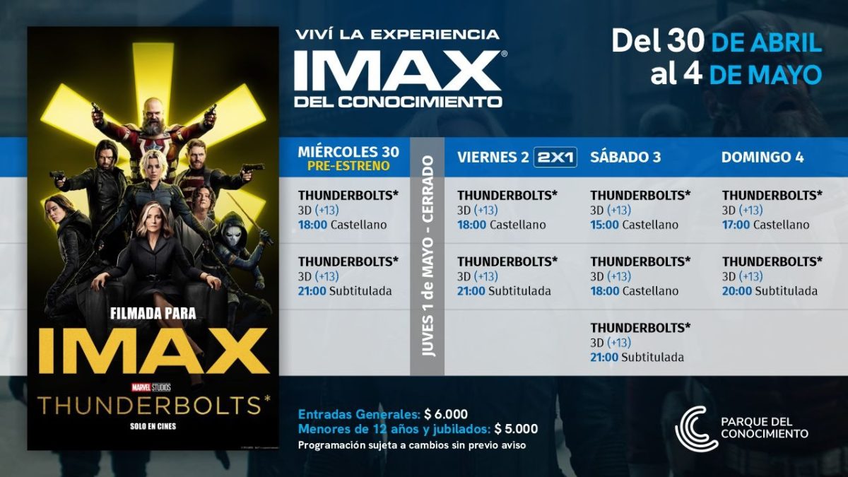 Los renegados de Thunderbolts marcan el futuro del Universo Marvel en la pantalla del IMAX - 1