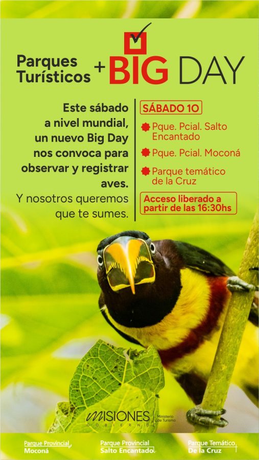 Este fin de semana invitan a turista a sumarse al Big Day 2025 4 - 3