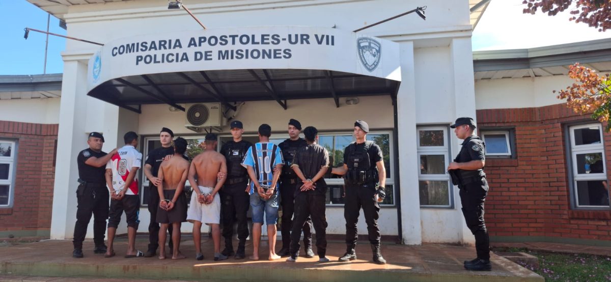Gresca familiar en Apóstoles terminó con seis detenidos y varios heridos 