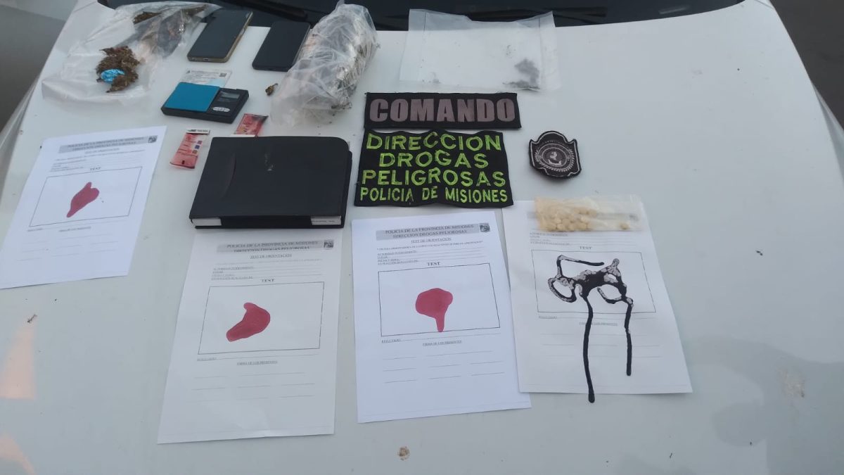 Pareja de presuntos dealers fue detenida con LSD y marihuana en Posadas 1 - 1