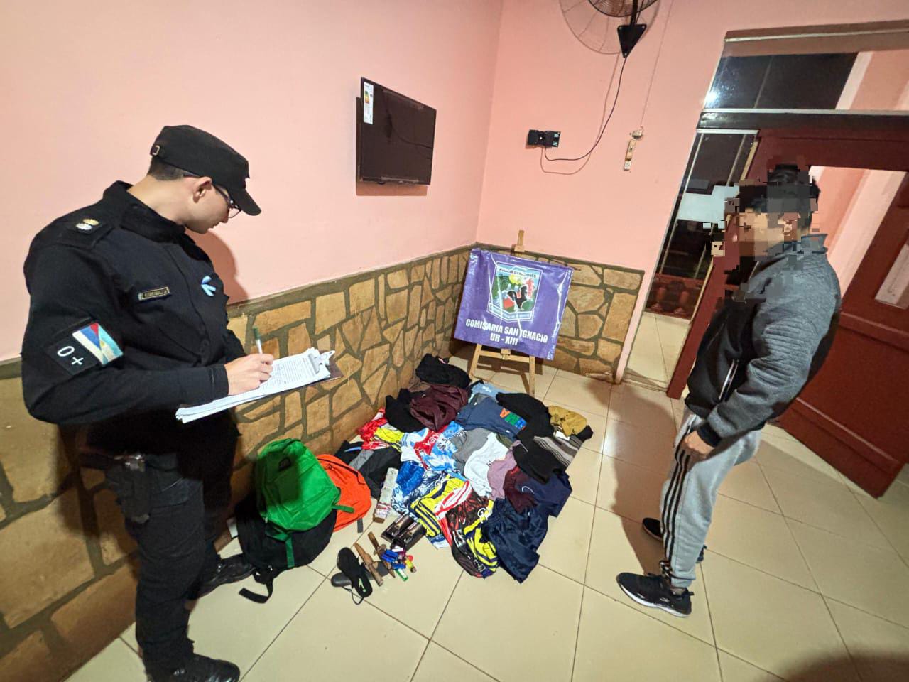 Recuperaron objetos robados en San Ignacio y un menor estaría implicado