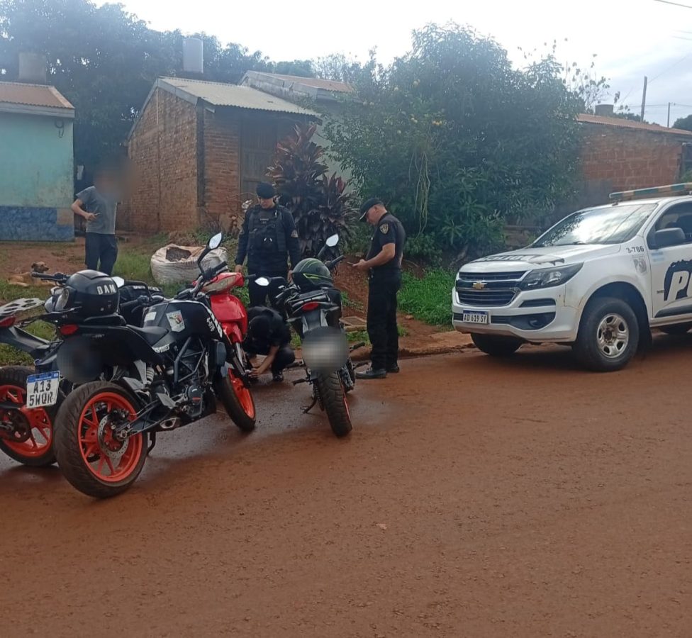 Desactivan red de robo de motos en Eldorado