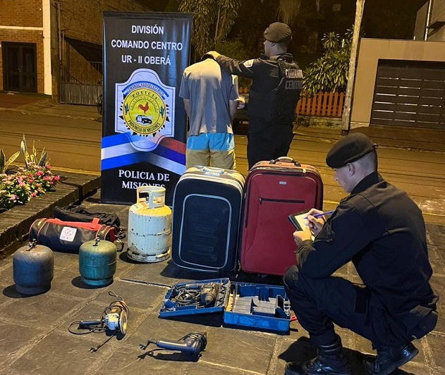 Detuvieron a un delincuente que saqueaba viviendas en Oberá