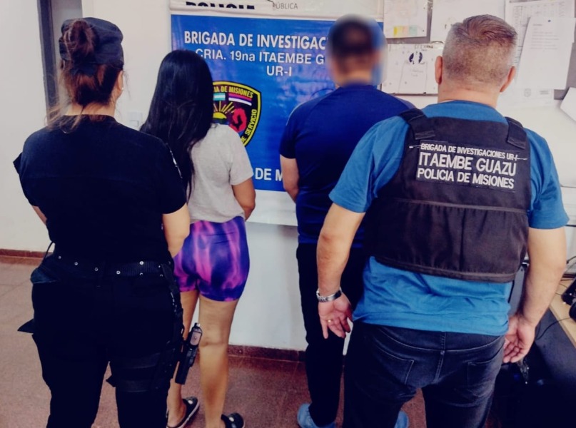 pareja detenida