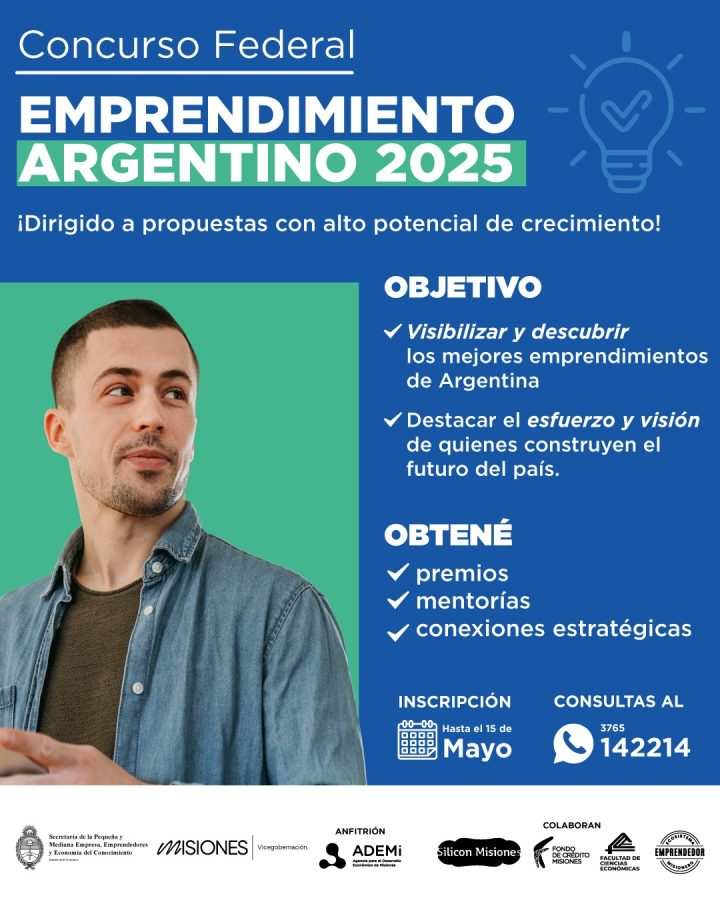 El concurso Emprendimiento Argentino 2025 busca a los mejores proyectos de Misiones 1 2 - pryectos - 1