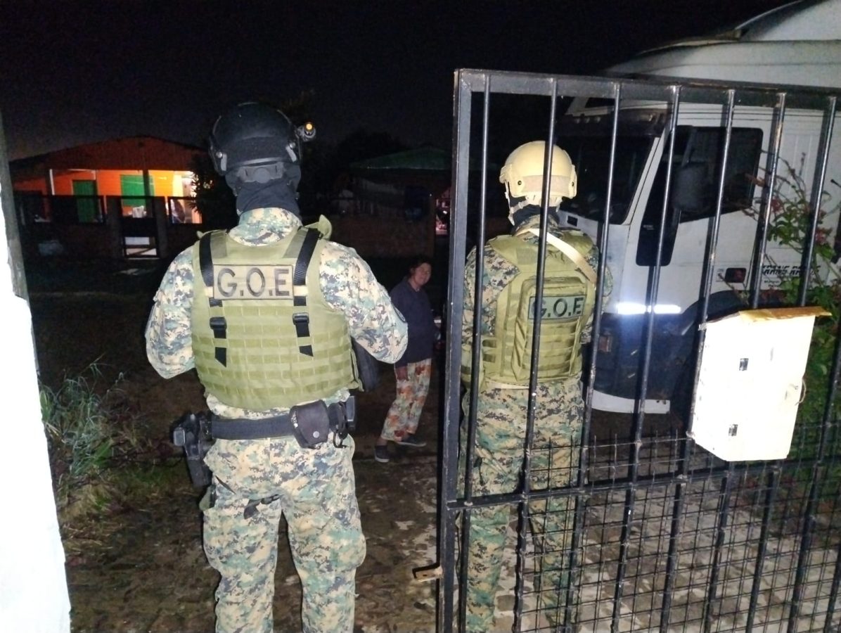 Allanaron la base logística de una banda de crimen organizado en Garupá