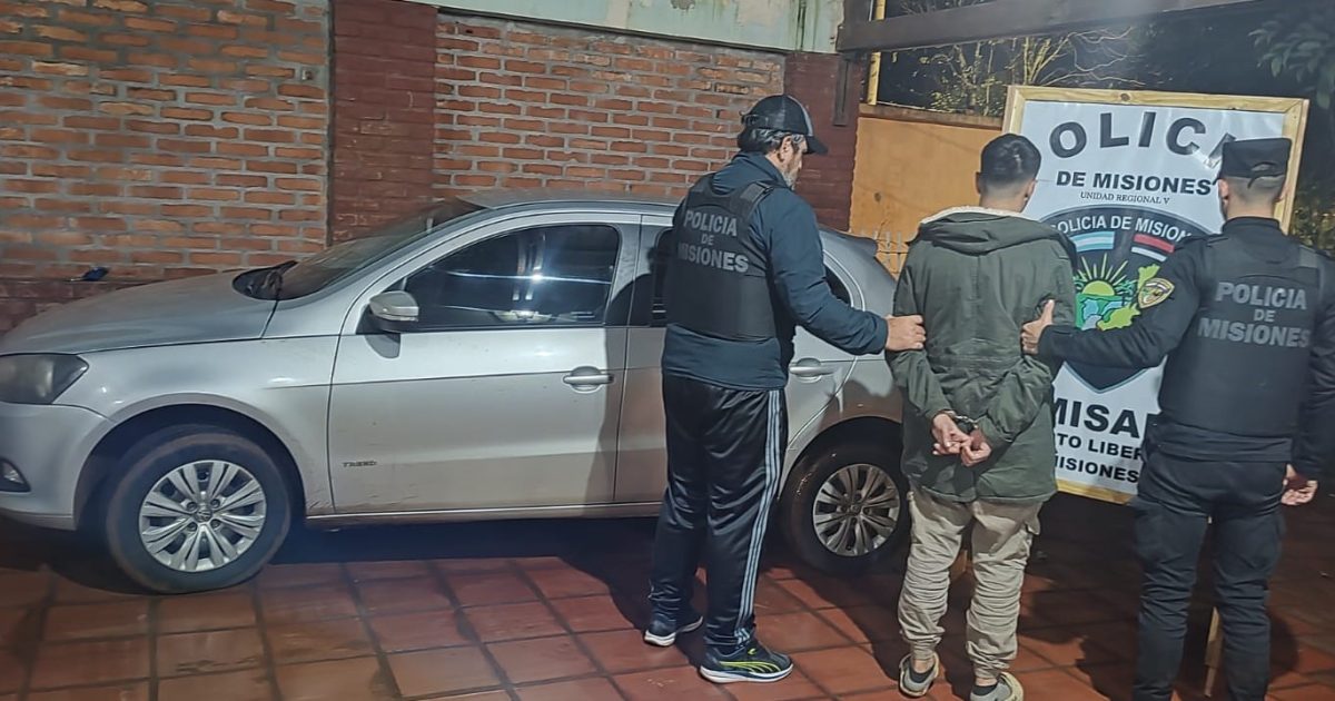 Demorado en control policial por manejar un vehículo robado con papeles truchos en Puerto Libertad