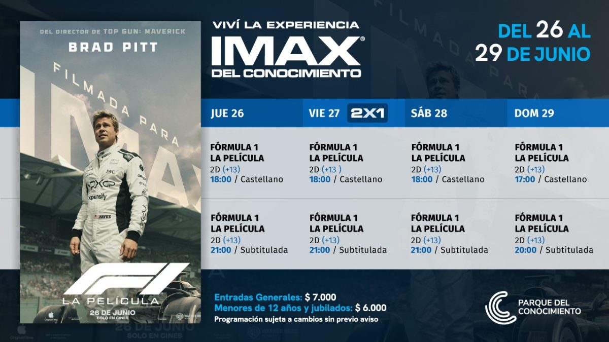 F1 cartelera - 1