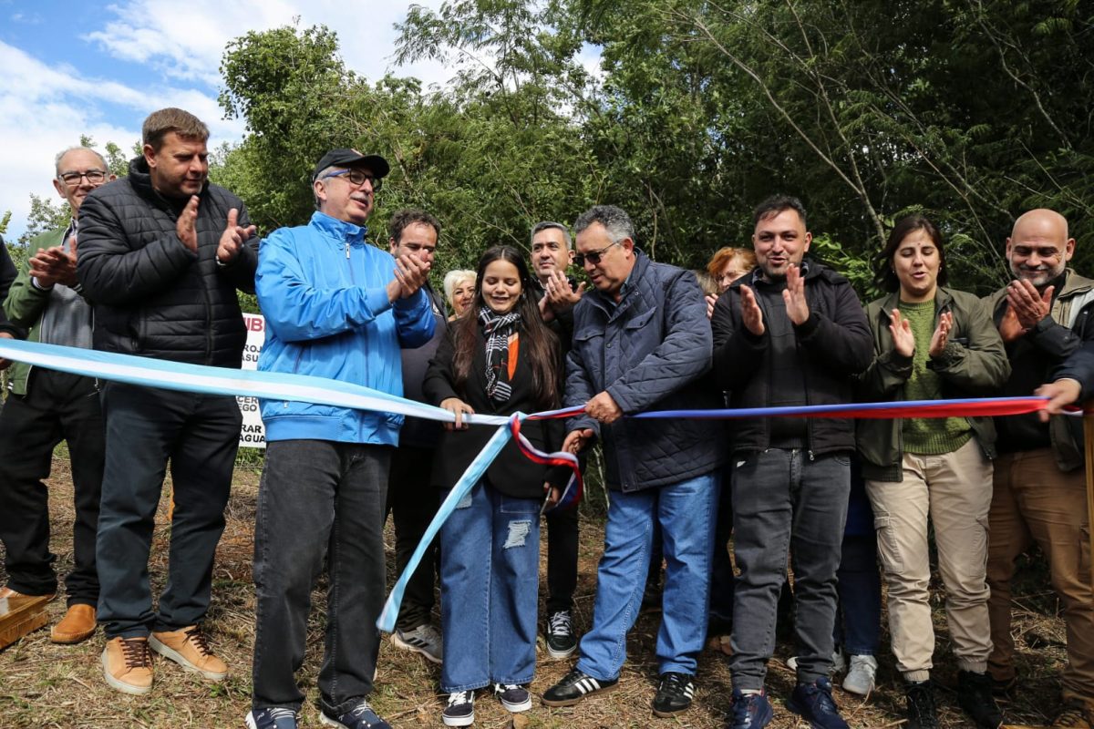 Passalacqua encabezó la inauguración de un Observatorio de Aves en Alberdi