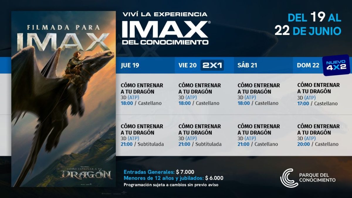 Los dragones siguen arrasando la pantalla de IMAX en Posadas 1 2 - Los dragones siguen arrasando la pantalla de IMAX en Posadas - 1