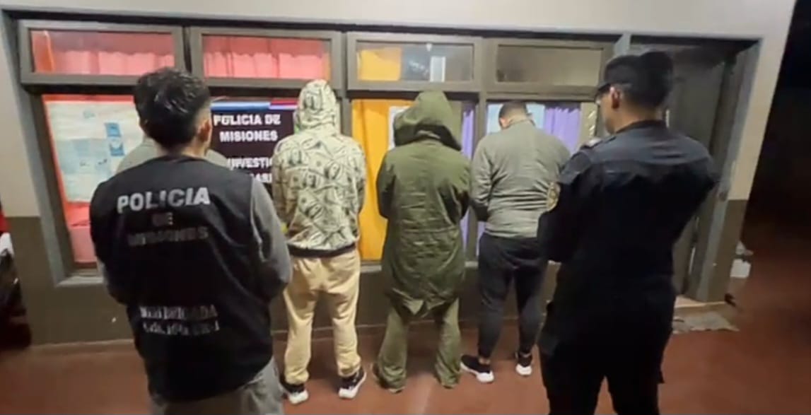 Operativos policiales: múltiples detenidos tras allanamientos simultáneos en Posadas