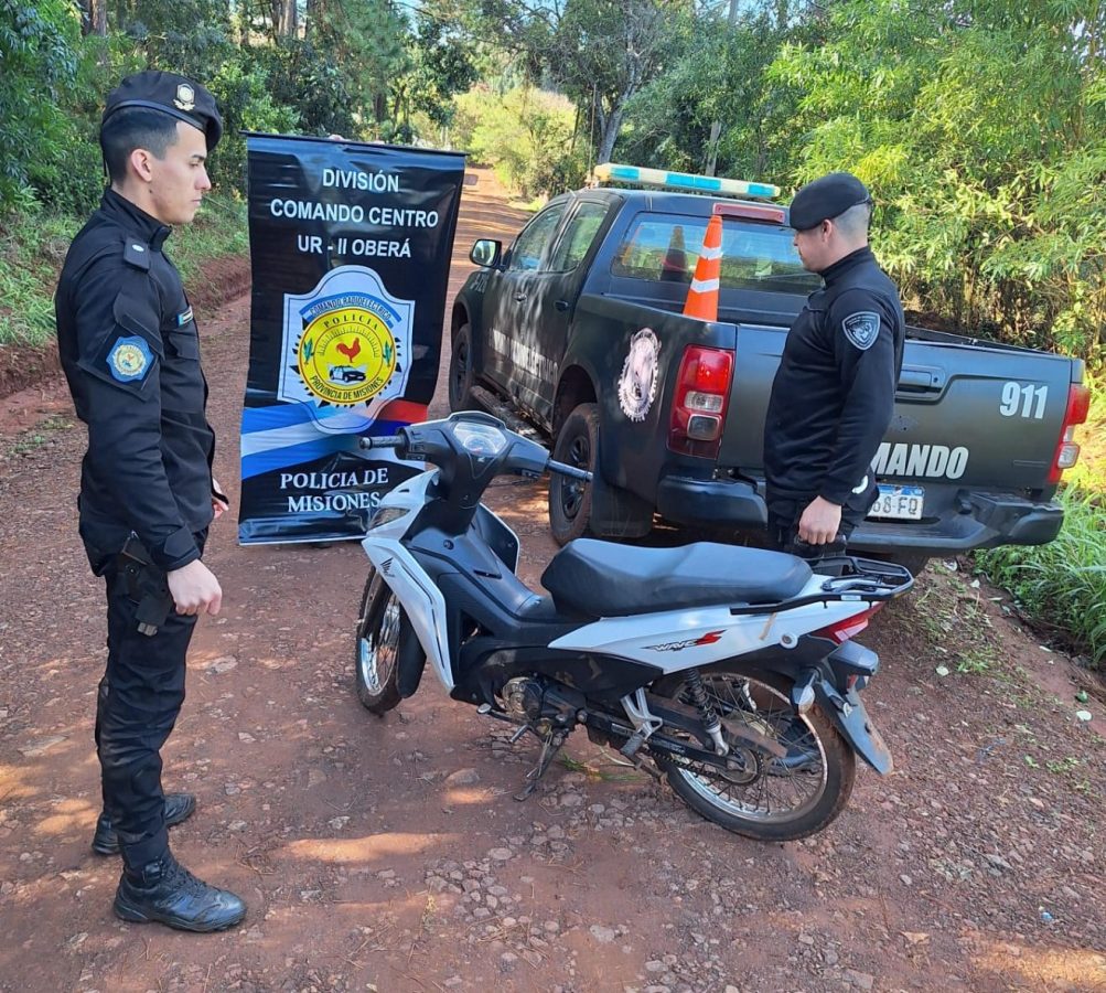 Recuperan dos motos robadas tras investigación articulada en Oberá y Garupá