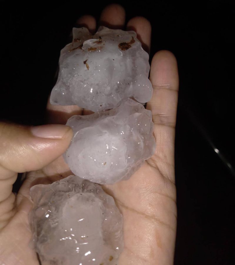 Temporal con caida de granizo afecto a varias localidades del norte de Misiones 1 - 1