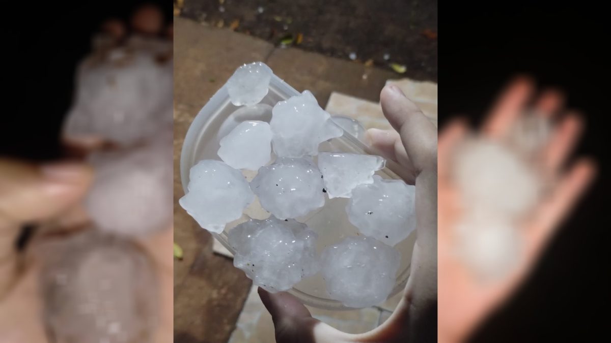 Temporal con caída de granizo afectó a varias localidades del norte de Misiones