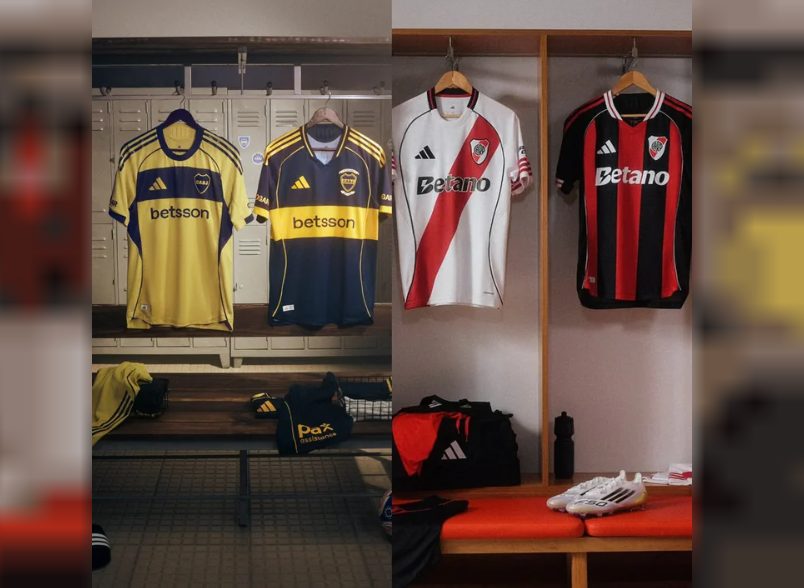 Boca y River presentaron sus nuevas camisetas para el Mundial de Clubes