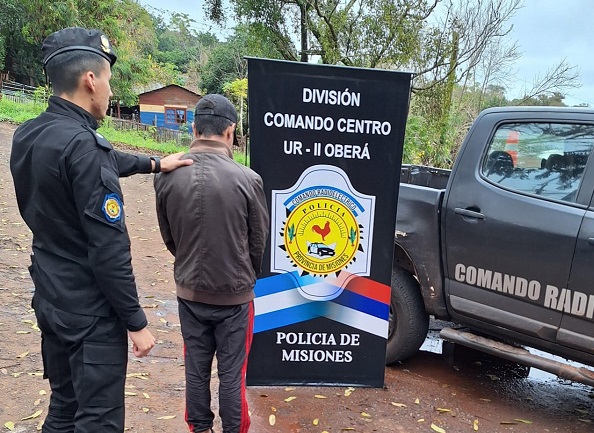 Detuvieron a un hombre por graves amenazas a su hijo y su ex pareja en Oberá