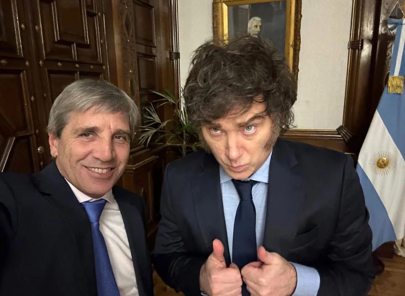 Milei: “Caputo es el mejor ministro de la historia”