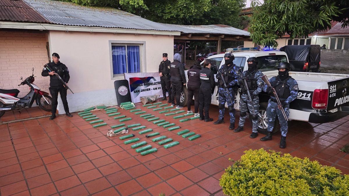 Desbarataron narco kiosco en San Javier e incautaron drogas por más de $146 millones