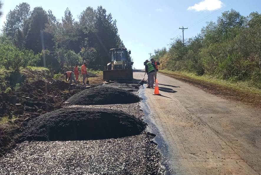 Vialidad provincial mejora el acceso a Florentino Ameghino