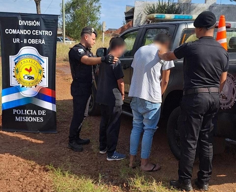 Delincuentes fueron detenidos tras simular ser vendedores y robar a un jubilado en Oberá