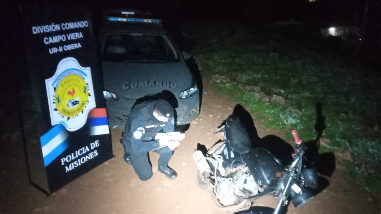 Detuvieron a dos presuntos ladrones de motos y recuperaron tres rodados en Misiones 3 - 5