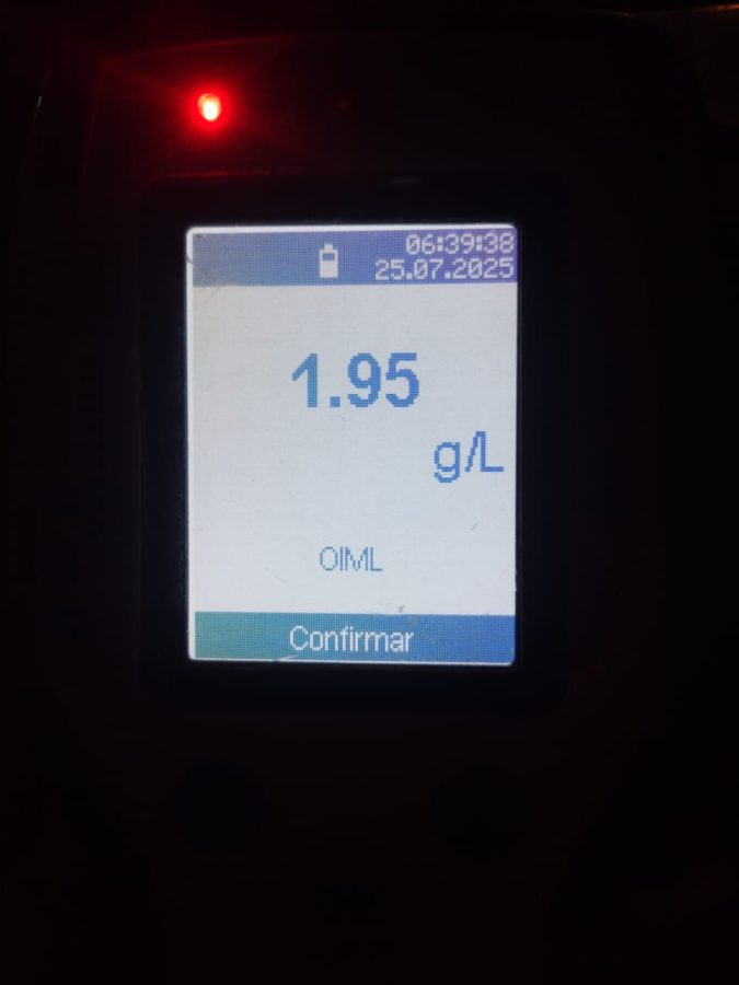 Detuvieron a un conductor alcoholizado en San Vicente 1 - 1