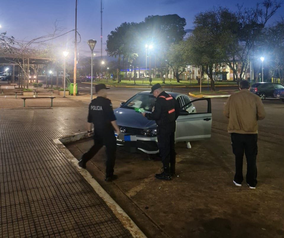 Detuvieron a un conductor alcoholizado en San Vicente