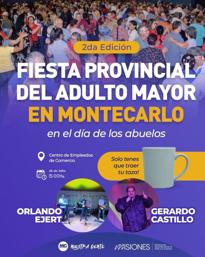 Este sabado se celebra en Montecarlo la 2° edicion de la Fiesta Provincial del Adulto Mayor - 1