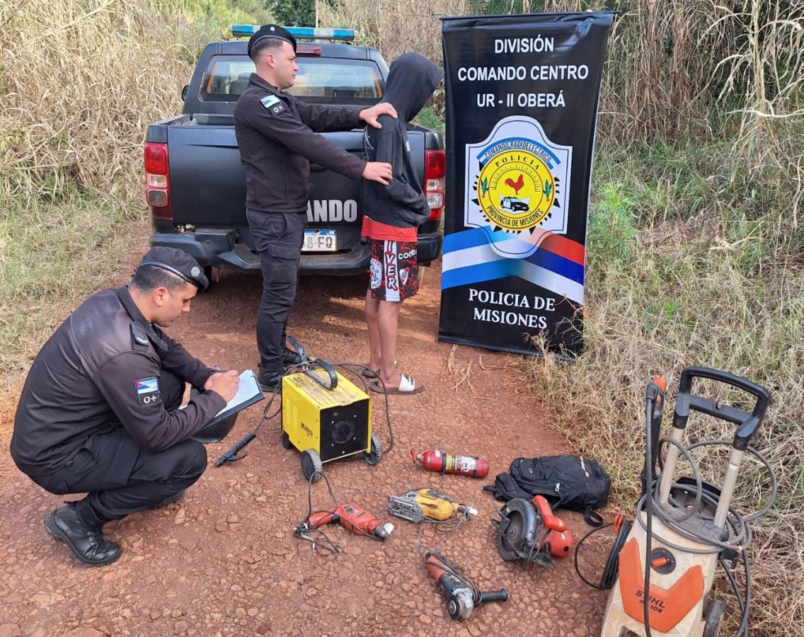 Fue detenido cuando volvía a buscar el botín que robó en Oberá