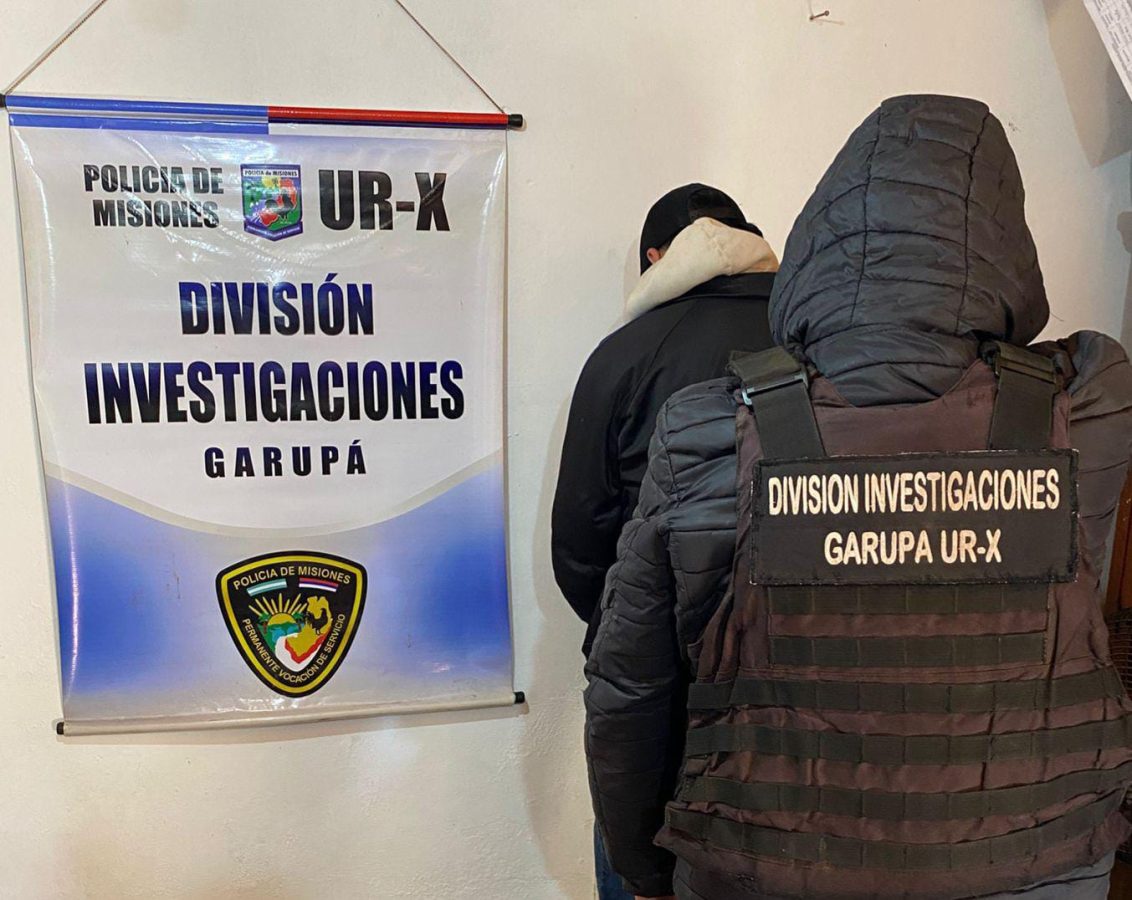 Garupá: fue detenido tras ser captado por cámaras de seguridad robando