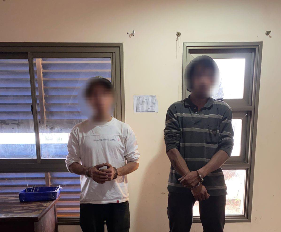 Terminaron detenidos en Posadas tras ser sorprendidos robando cables