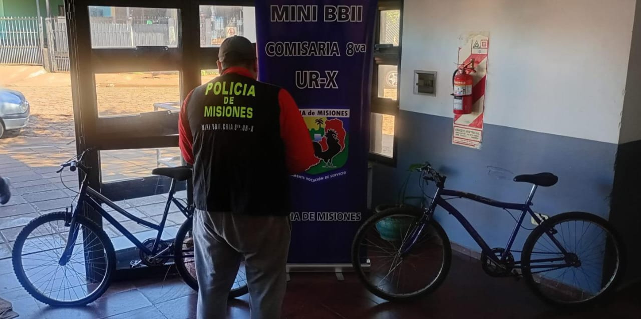 Policías recuperaron ecobicis que habían sido hurtadas del Jardín Botánico
