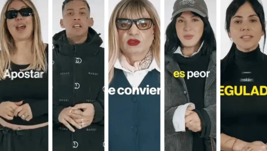 Para evitar una condena por promocionar apuestas ilegales, influencers grabaron un video de concientización
