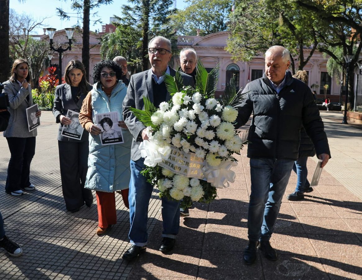 Passalacqua encabezo en Posadas el acto conmemorativo por el 31° aniversario del atentado a la AMIA 6 - 3
