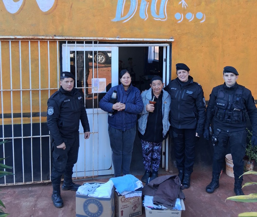 Policías realizaron donaciones a comedores tras campañas solidaria en Campo Grande