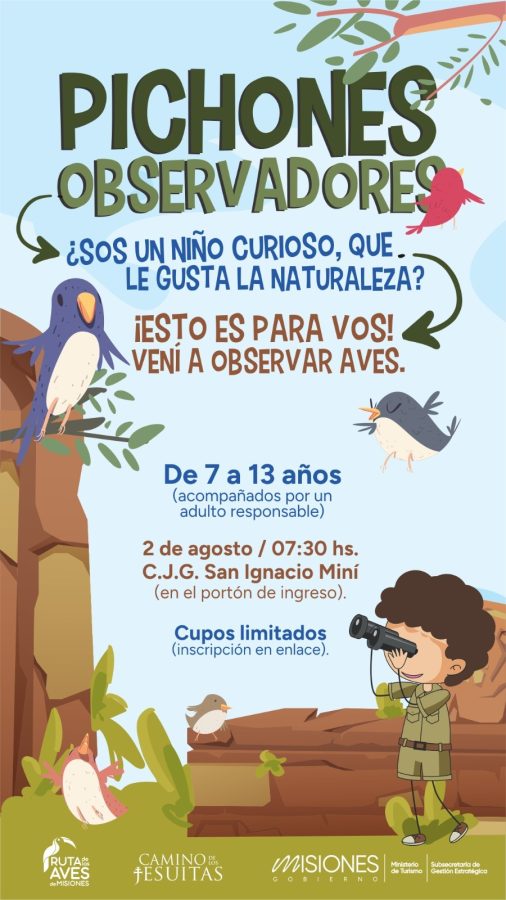 Presentan "Pichones Observadores", una experiencia de avistaje de aves para las infancias 1 2 - Presentan Pichones Observadores una experiencia de avistaje de aves para las infancias 2 - 1