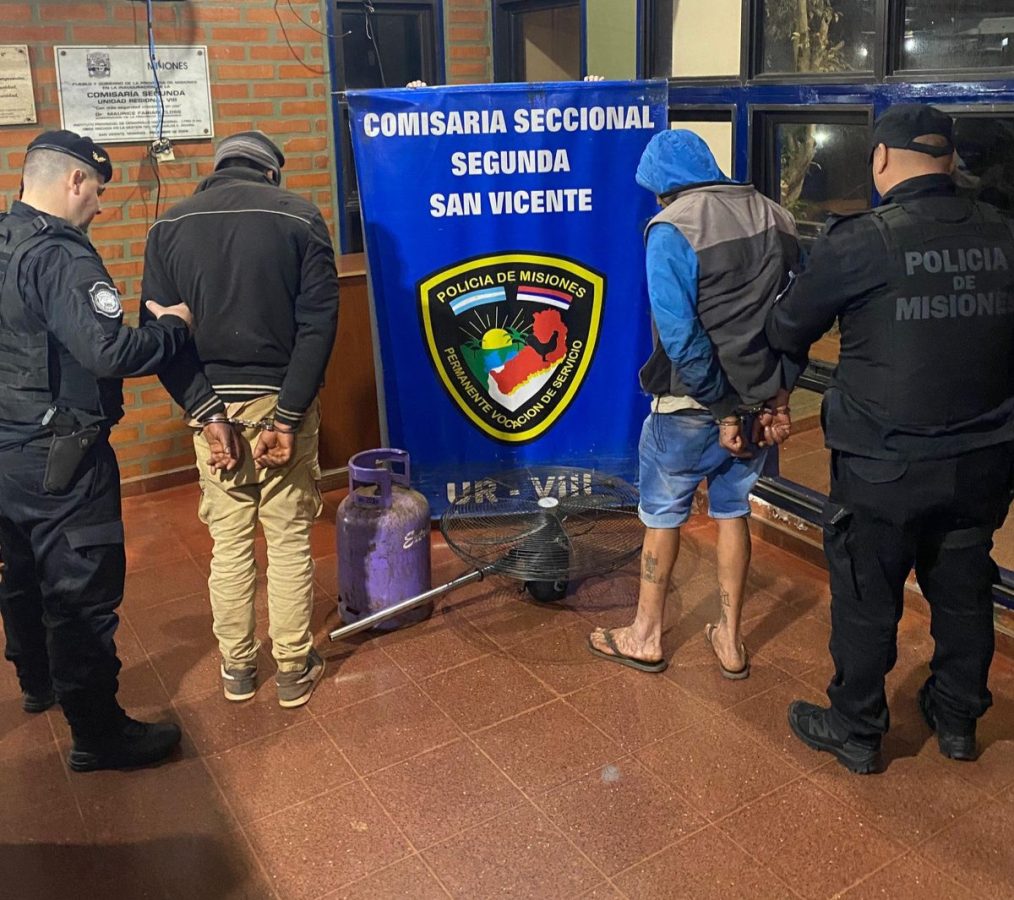 Siete detenidos, bienes recuperados y elementos incautados tras operativos en Misiones
