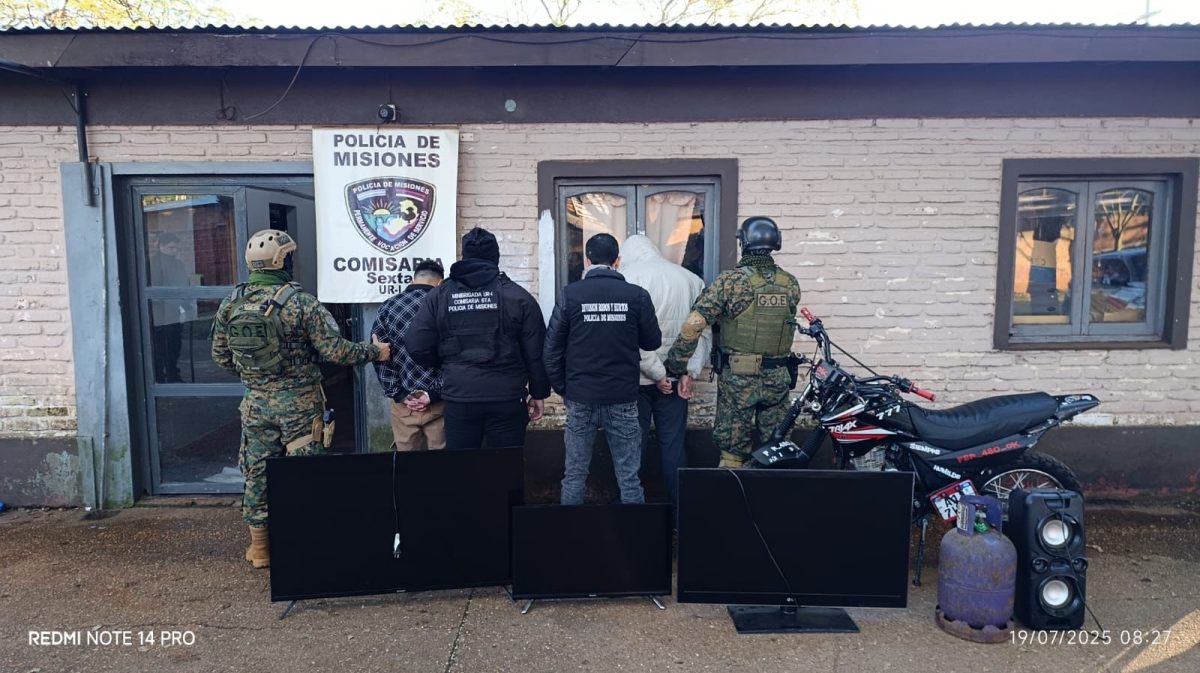 Detuvieron a dos sospechosos por múltiples robos en Posadas