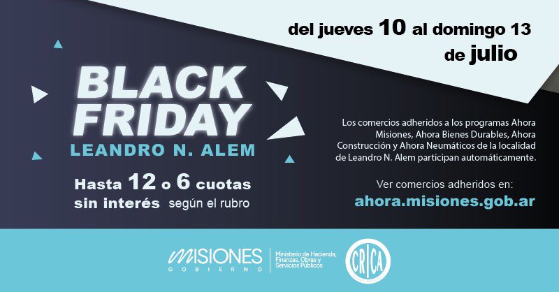 Hoy comienza la 4° edición del Black Friday de Alem 1 2 - ale - 1