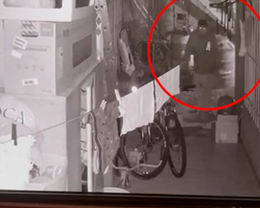 Garupá: cámaras captaron a delincuente con antecedentes robando en el patio de una vivienda 1 1 - delincuente (2)