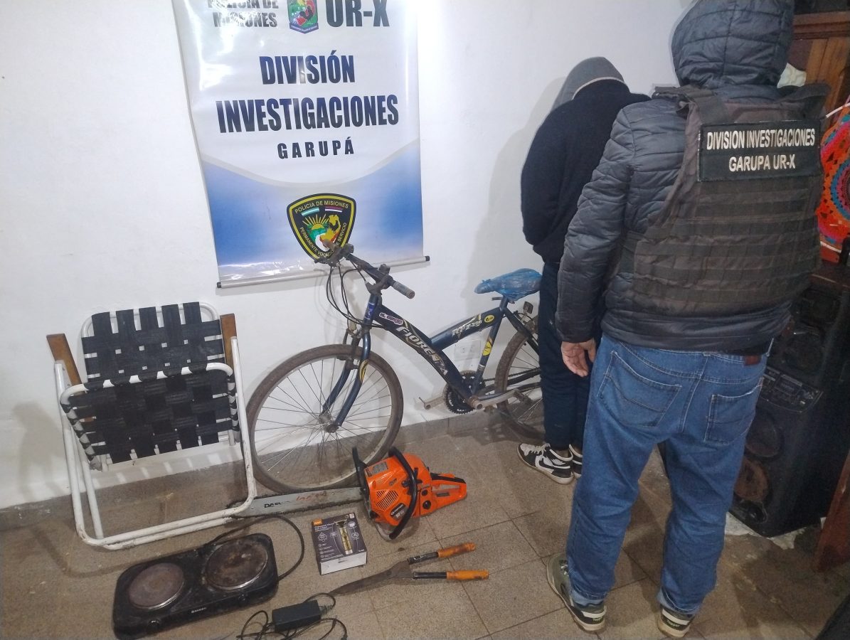 Atraparon a delincuente buscado por múltiples robos en Garupá