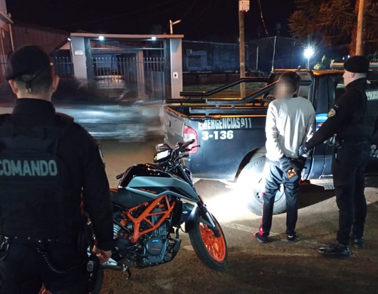San Vicente: terminó detenido por intentar vender una moto robada