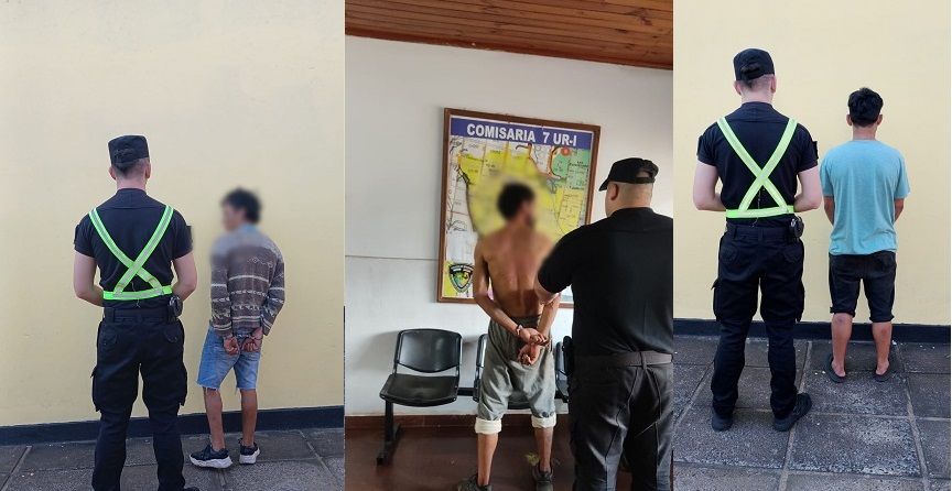 Tres personas detenidas por ocasionar disturbios y atacar a policías en Posadas