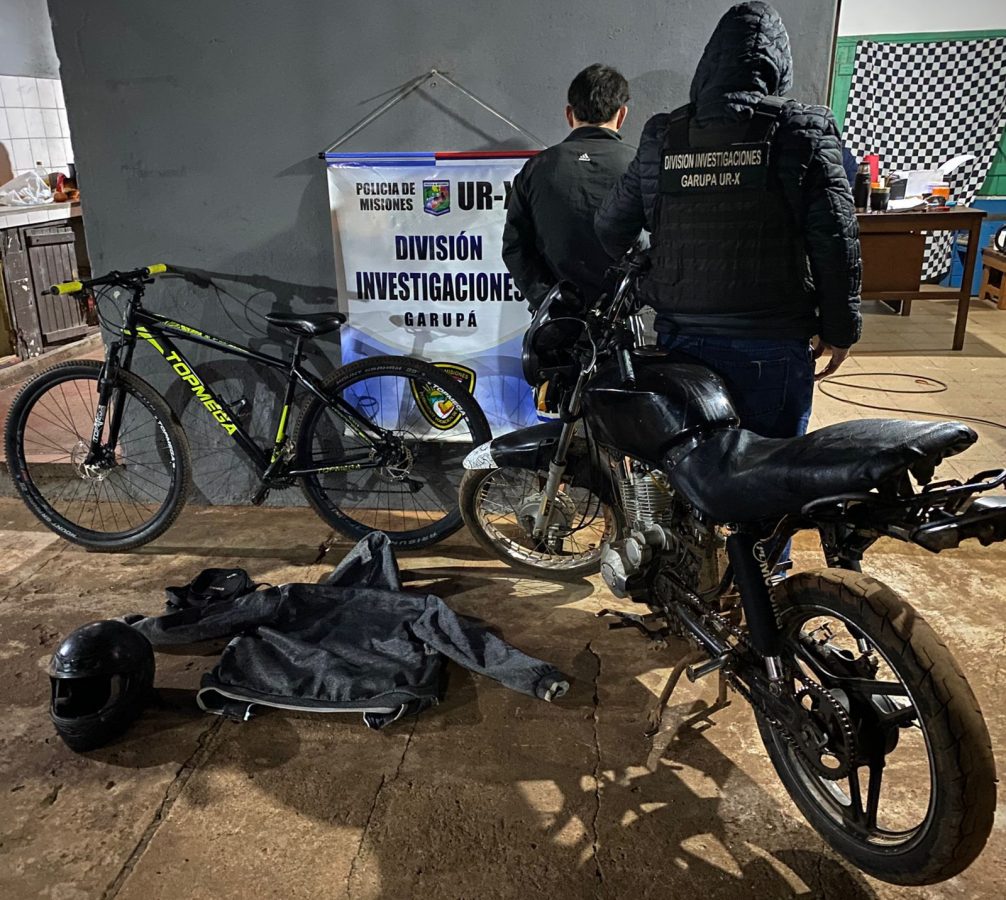 Detuvieron a motochorro que operaba en zonas de Garupá y Candelaria