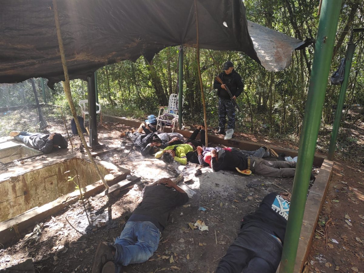 Capturaron a 7 integrantes de una banda narco que operaba desde el monte en Iguazú