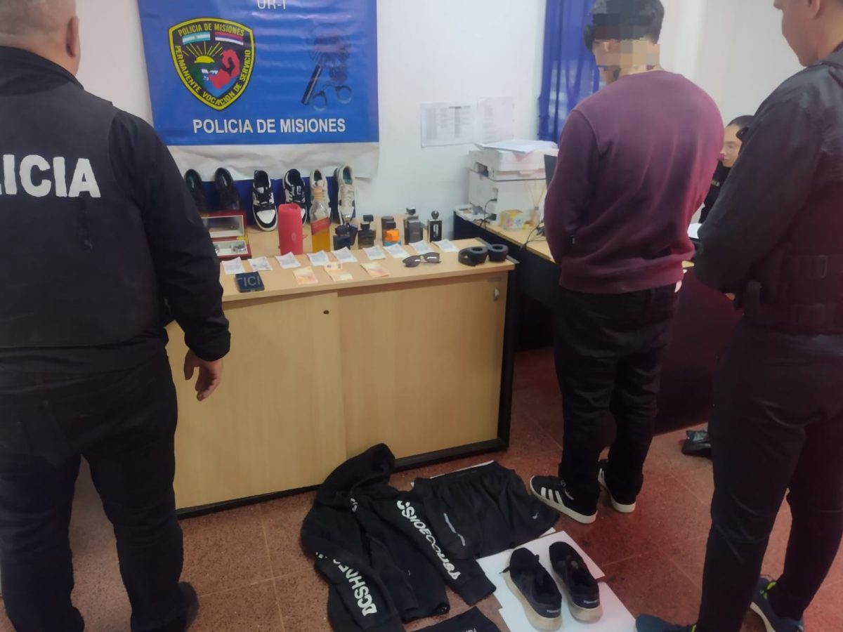 Delincuente fue detenido con múltiples objetos robados en Itaembé Guazú