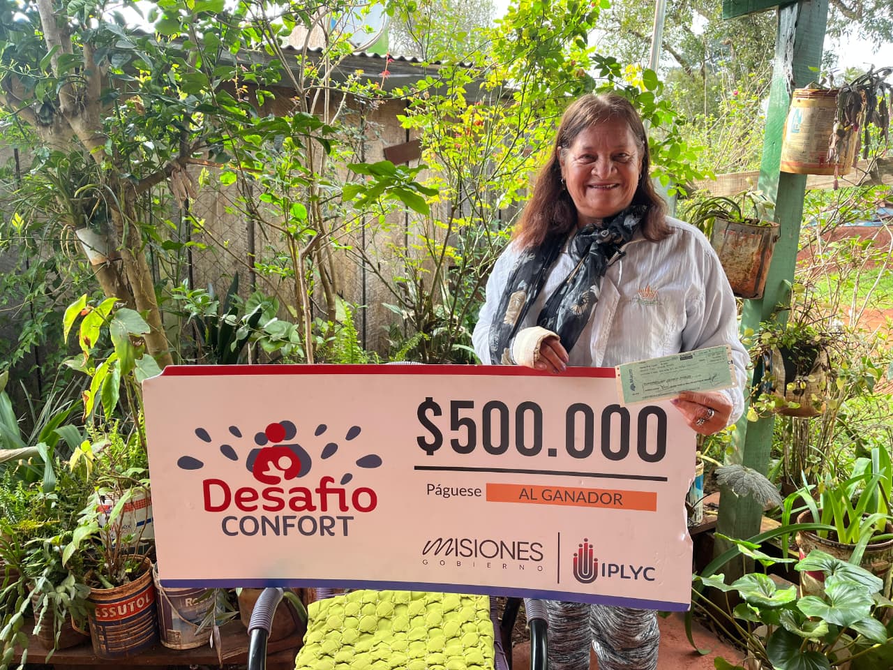 Ganadora de Desafío Confort invertirá el dinero del premio en mejorar su negocio