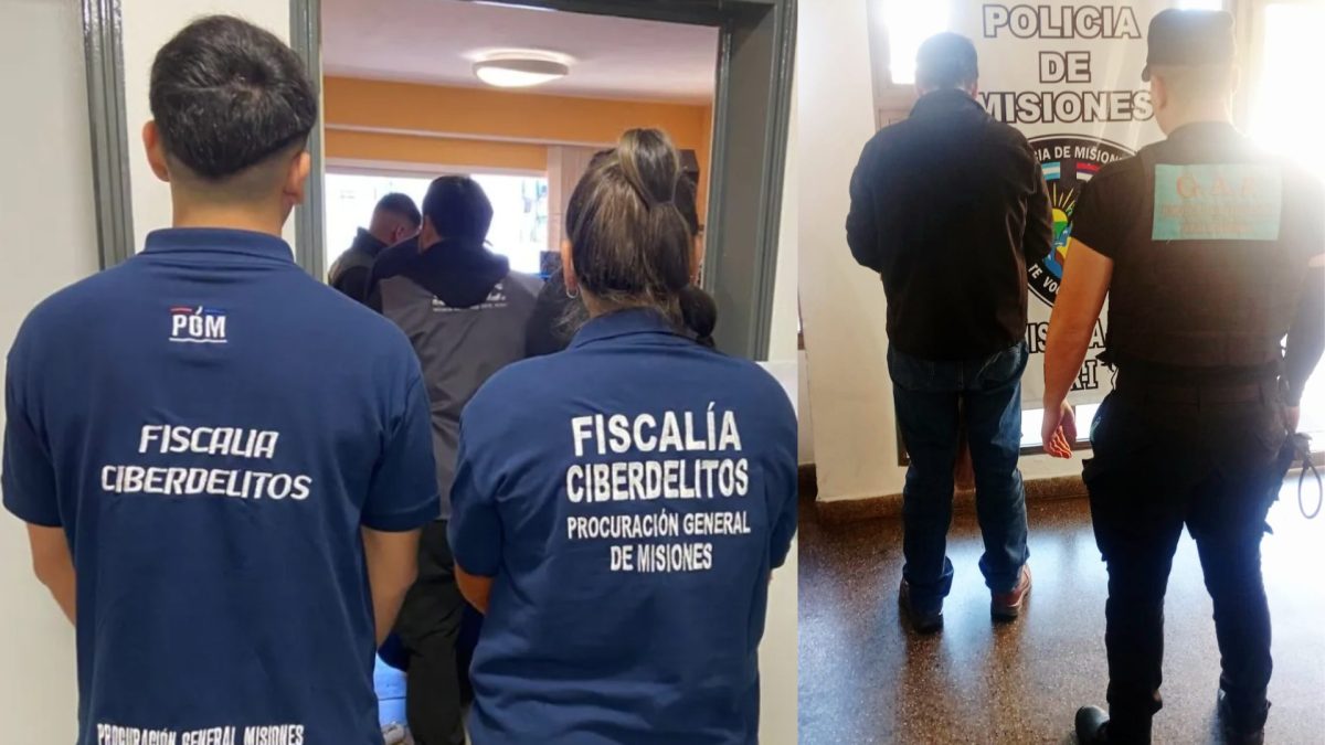 Fue imputado el hombre detenido en Posadas por tenencia de material de abuso sexual infantil