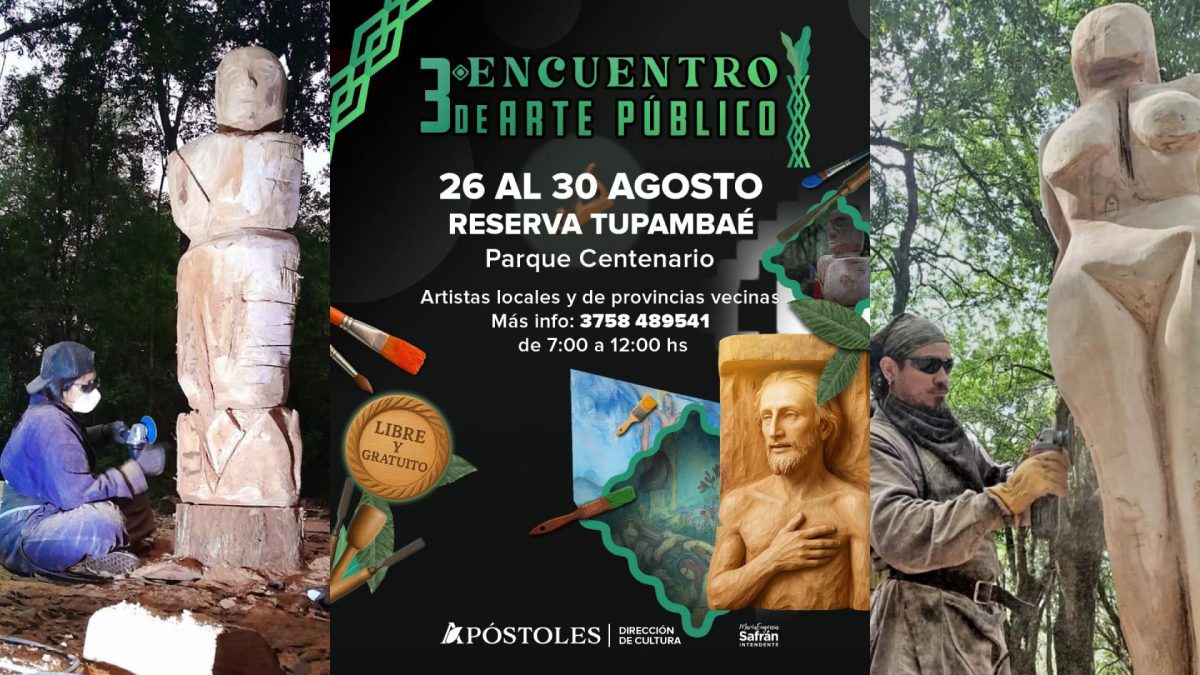 Hoy arranca el 3° Encuentro de Arte Público en Apóstoles