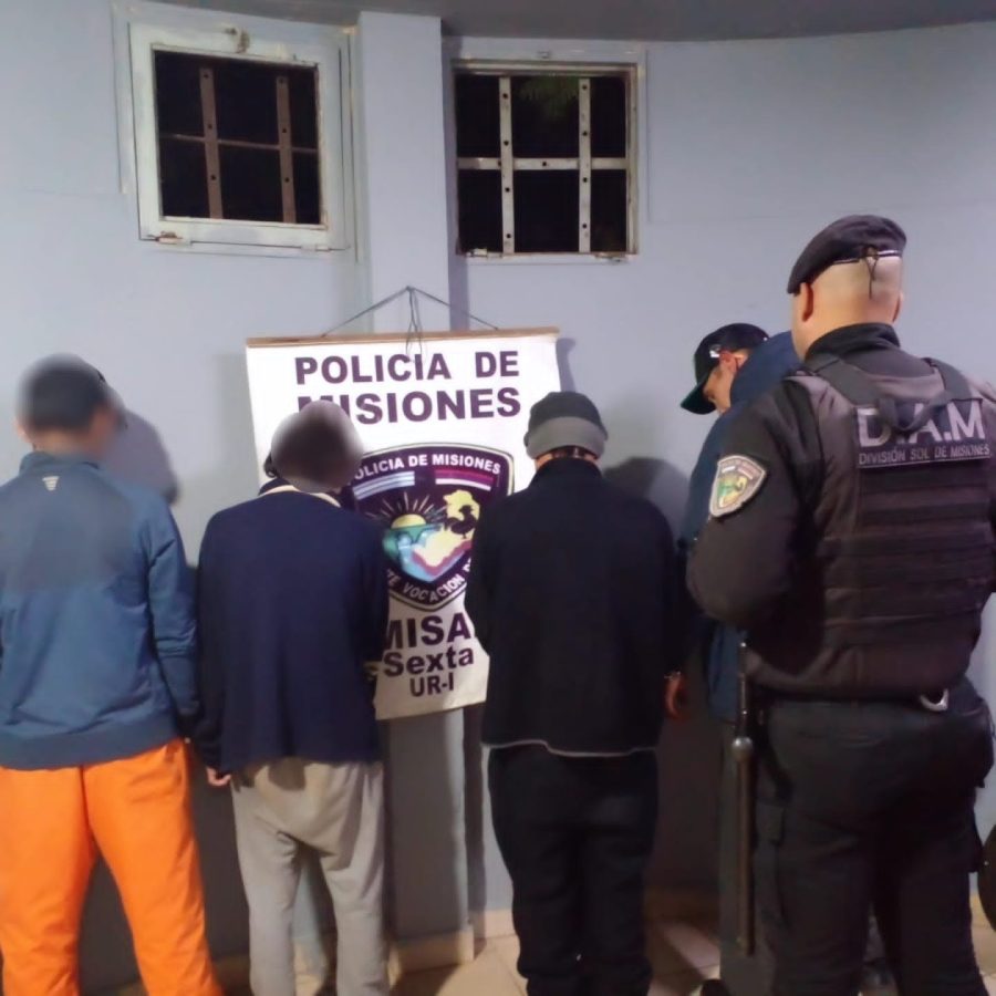 Desbarataron banda que operaba en la chacra 103 de Posadas: hay 11 detenidos